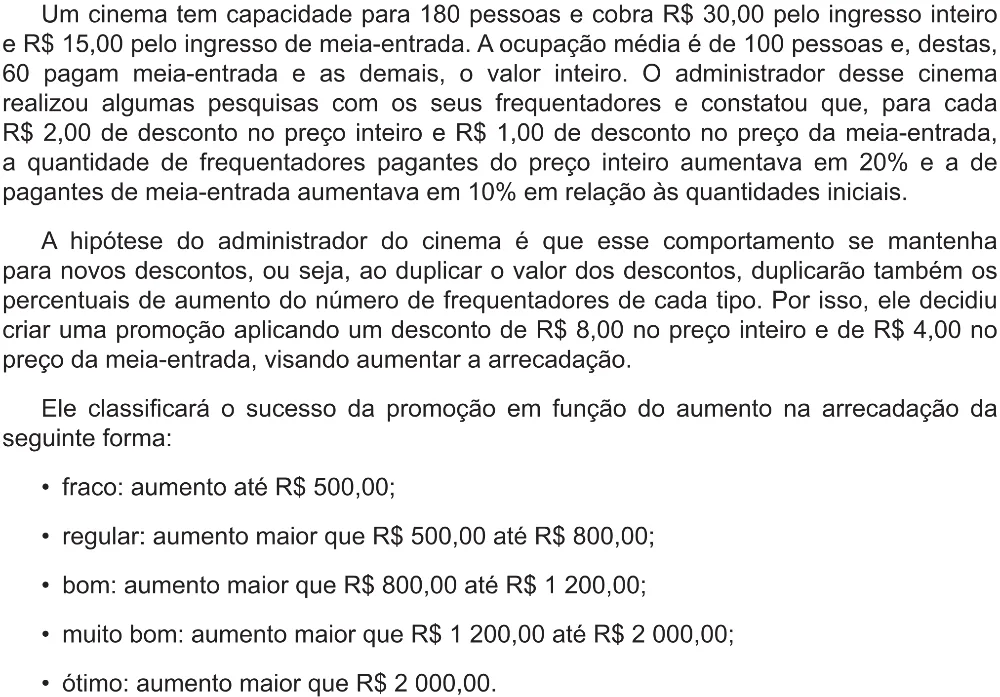 Trecho original com figura, tabela ou fórmula da questão 156 do ENEM 2021 - 2º Dia – Caderno 5 – Amarelo (Ampliada) – Reaplicação/PPL/Segunda Oportunidade.