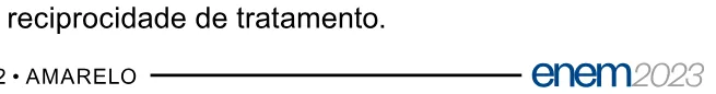 Alternativa E da questão 86 do ENEM 2023 - 1º Dia – Caderno 2 – Amarelo – Aplicação Regular.