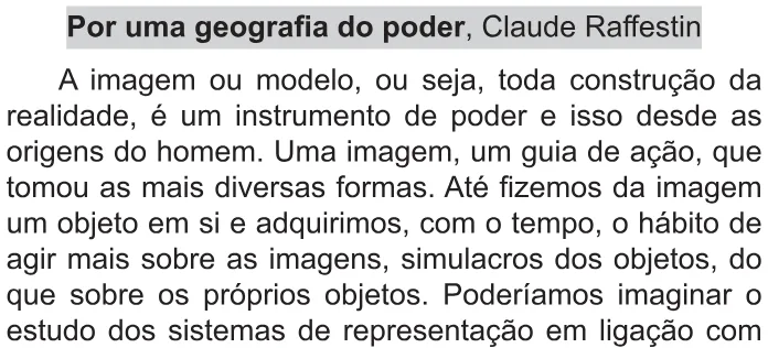 Trecho original com figura, tabela ou fórmula da questão 87 do ENEM 2021 - 1º Dia – Caderno 9 – Laranja (braile e ledor) – Reaplicação/PPL/Segunda Oportunidade.