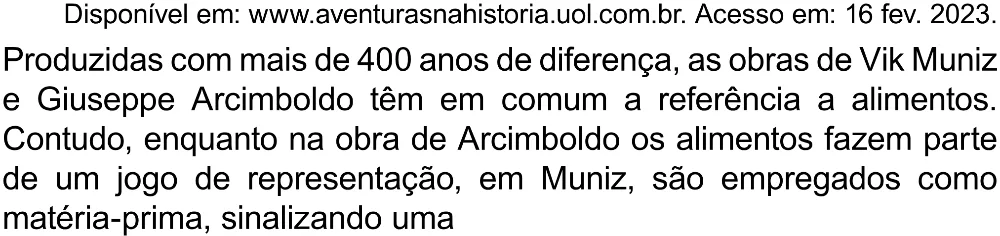 Trecho original com figura, tabela ou fórmula da questão 37 do ENEM 2023 - 1º Dia – Caderno 4 – Rosa (Superampliada) – Reaplicação/PPL.