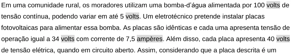 Trecho original com figura, tabela ou fórmula da questão 125 do ENEM 2025 - 2º Dia – Caderno 11 – Laranja (Braile e ledor) – Aplicação Regular - Leitor de tela (NVDA).