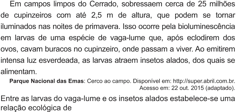 Trecho original com figura, tabela ou fórmula da questão 107 do ENEM 2021 - 2º Dia – Caderno 5 – Amarelo (Superampliada) – Reaplicação/PPL/Segunda Oportunidade.