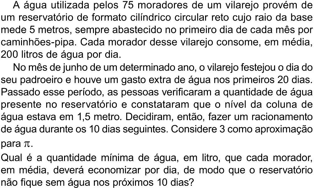 Trecho original com figura, tabela ou fórmula da questão 166 do ENEM 2023 - 2º Dia – Caderno 12 – Verde (Libras) – Aplicação Regular - (Superampliada).