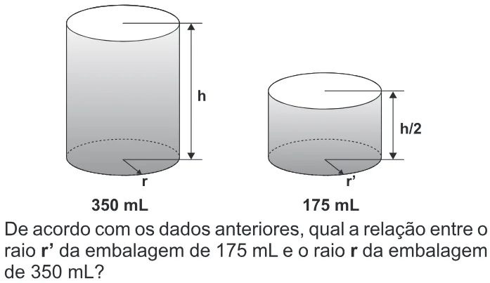 Trecho original com figura, tabela ou fórmula da questão 141 do ENEM 2013 - 2º Dia - Caderno 6 - Cinza – Reaplicação/PPL.