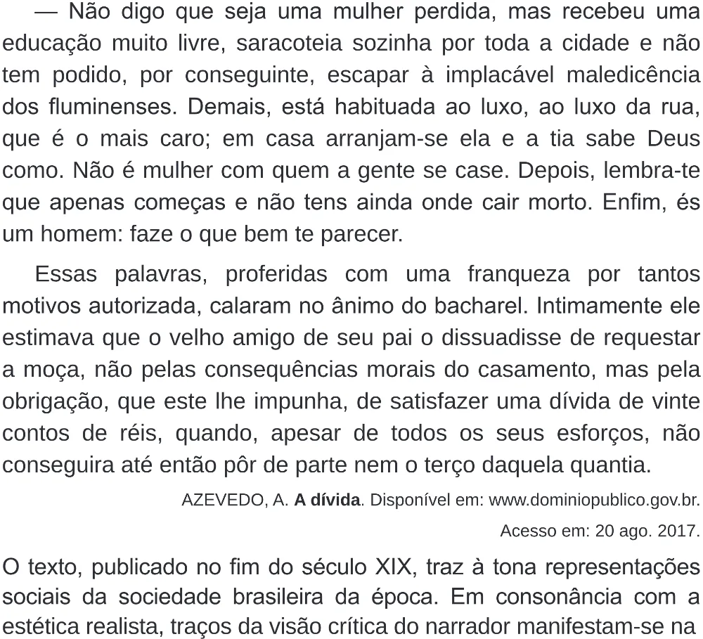 Trecho original com figura, tabela ou fórmula da questão 41 do ENEM 2019 - 1º Dia – Caderno 1 – Azul (Superampliada) – Reaplicação/PPL.