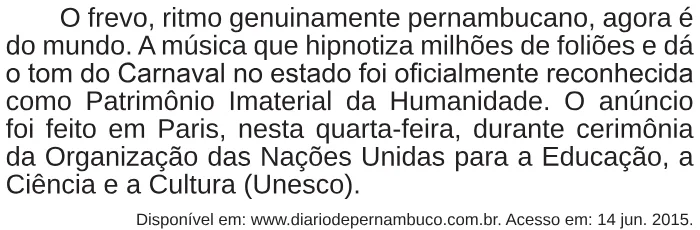 Trecho original com figura, tabela ou fórmula da questão 30 do ENEM 2017 - 1º Dia - Caderno 1 - Azul – Reaplicação/PPL.