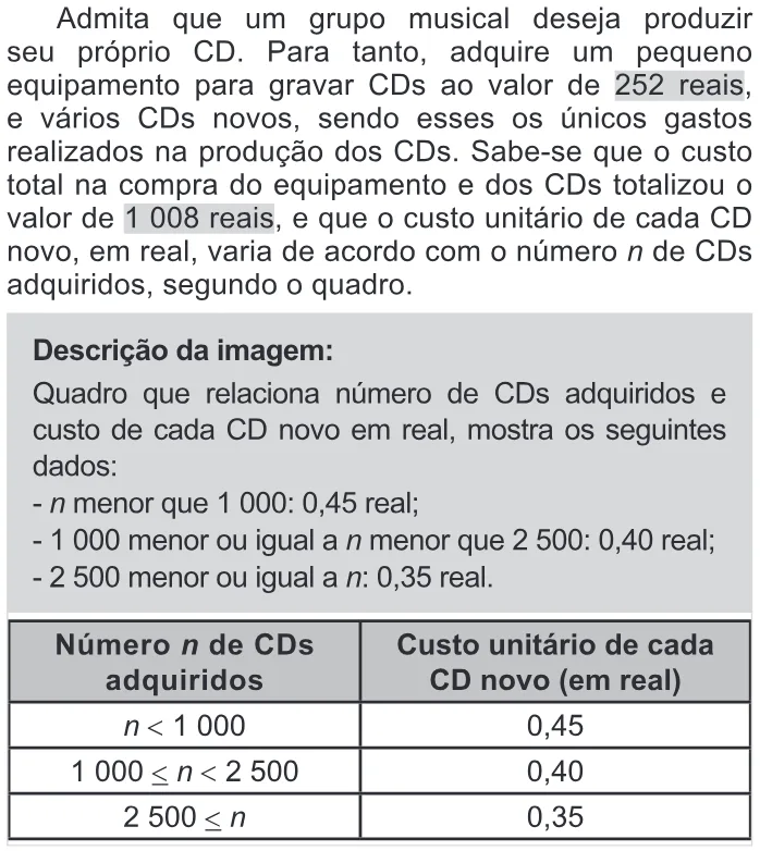 Trecho original com figura, tabela ou fórmula da questão 172 do ENEM 2022 - 2º Dia – Caderno 11 – Laranja (braile e ledor) – Reaplicação/PPL.