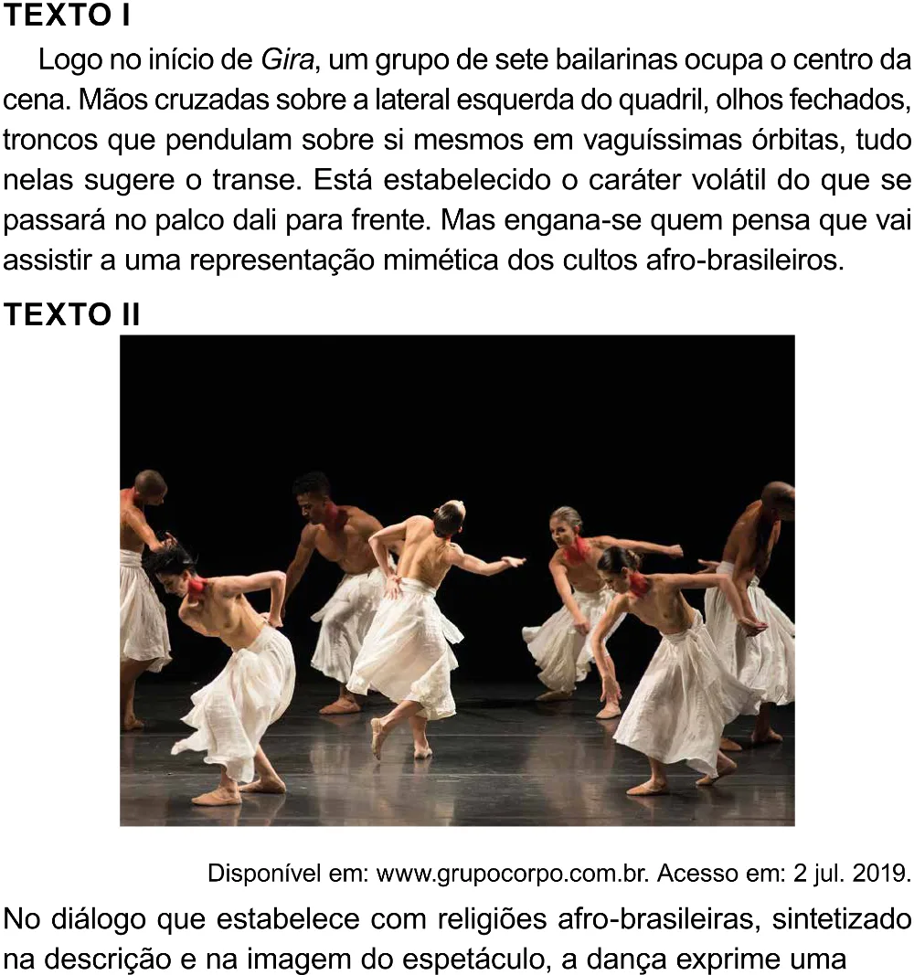 Trecho original com figura, tabela ou fórmula da questão 19 do ENEM 2023 - 1º Dia – Caderno 4 – Rosa – Aplicação Regular - (Superampliada).