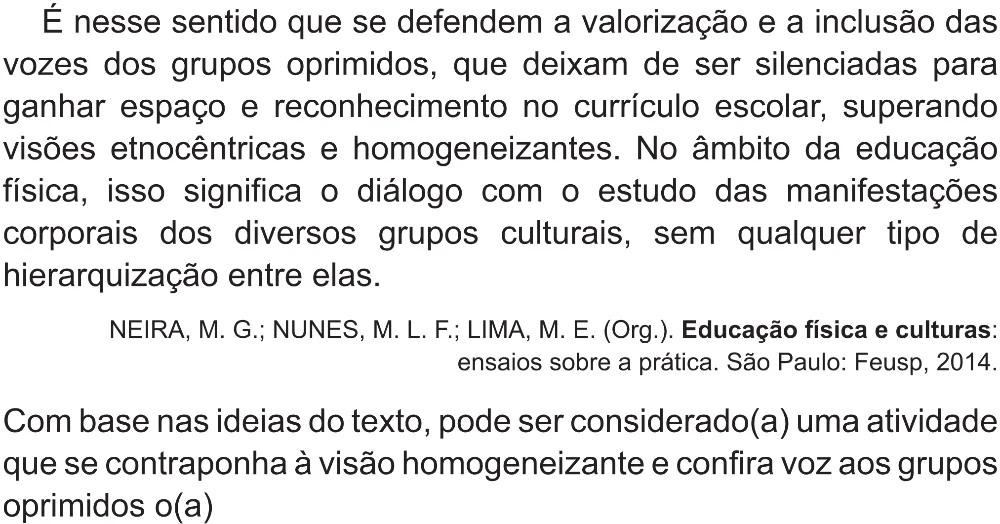 Trecho original com figura, tabela ou fórmula da questão 18 do ENEM 2021 - 1º Dia – Caderno 2 – Amarelo (Superampliada) – Reaplicação/PPL/Segunda Oportunidade.