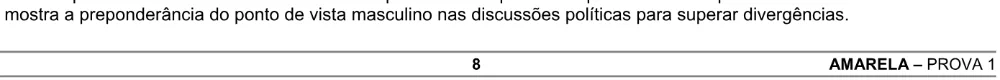 Alternativa E da questão 19 do ENEM 2004 - Caderno Amarelo.