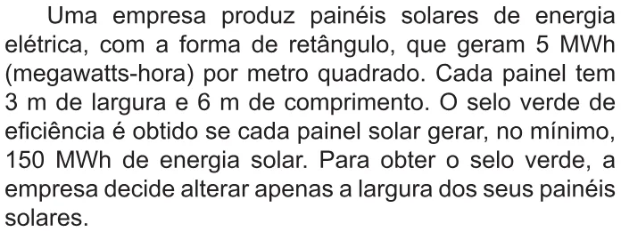 Trecho original com figura, tabela ou fórmula da questão 155 do ENEM 2021 - 2º Dia – Caderno 6 – Cinza – Reaplicação/PPL/Segunda Oportunidade.