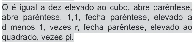 Alternativa B da questão 147 do ENEM 2019 - 2º Dia – Caderno 11 – Laranja – Reaplicação/PPL.