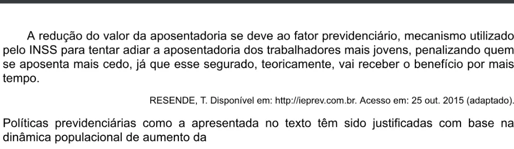 Trecho original com figura, tabela ou fórmula da questão 47 do ENEM 2020 - 1º Dia - Caderno 3 – Branco – Inglês – Aplicação digital.