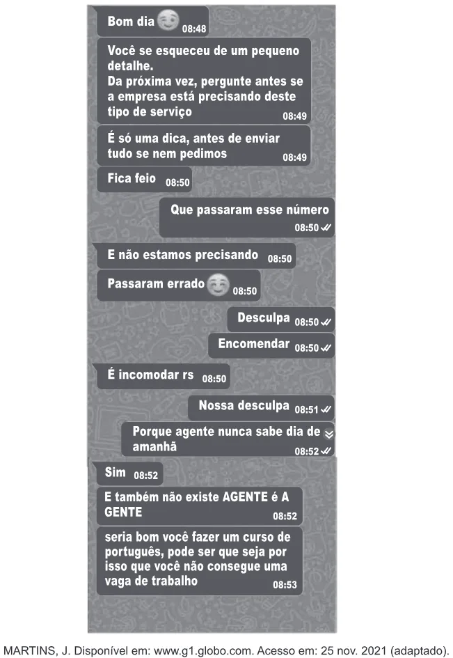 Trecho original com figura, tabela ou fórmula da questão 11 do ENEM 2022 - 1º Dia – Caderno 2 – Amarelo – Reaplicação/PPL.