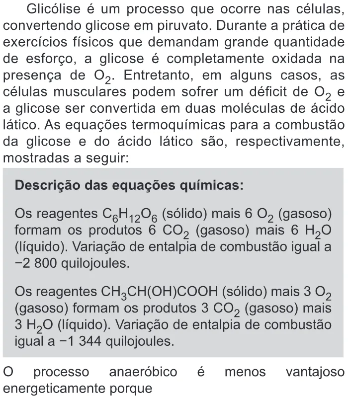 Trecho original com figura, tabela ou fórmula da questão 101 do ENEM 2019 - 2º Dia – Caderno 11 – Laranja (Braile e Ledor) – Aplicação Regular.