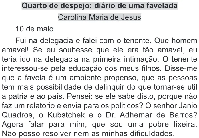 Trecho original com figura, tabela ou fórmula da questão 40 do ENEM 2022 - 1º Dia – Caderno 9 – Laranja (Braile e ledor) – Aplicação Regular.