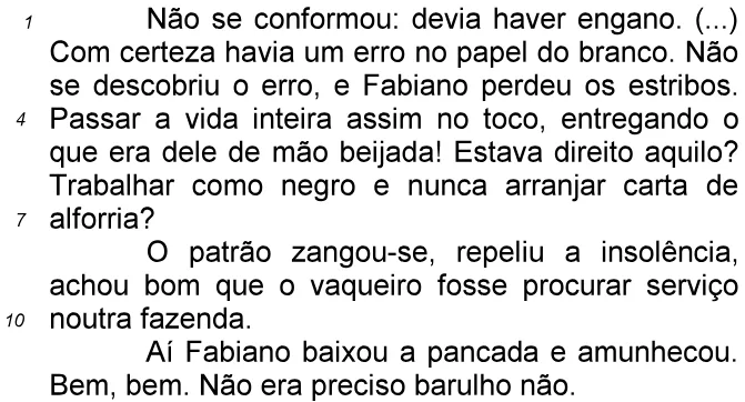 Trecho original com figura, tabela ou fórmula da questão 8 do ENEM 2006 - Caderno Amarelo.
