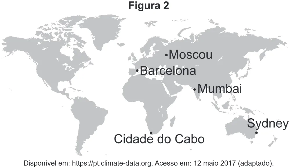Trecho original com figura, tabela ou fórmula da questão 59 do ENEM 2017 - 1º Dia - Caderno 1 - Azul (Ampliada) – Aplicação regular.
