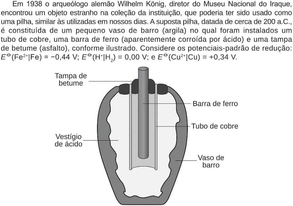 Trecho original com figura, tabela ou fórmula da questão 125 do ENEM 2018 - 2º Dia - Caderno 5 – Amarelo (Ampliada) – Aplicação regular.