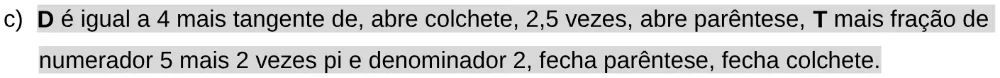 Alternativa C da questão 155 do ENEM 2025 - 2º Dia – Caderno 11 – Laranja (Braile e ledor) – Aplicação Regular - Leitor de tela (NVDA).
