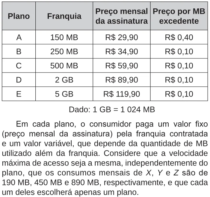 Trecho original com figura, tabela ou fórmula da questão 174 do ENEM 2017 - 2º Dia - Caderno 5 - Amarelo – Reaplicação/PPL.