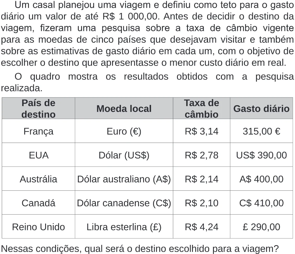 Trecho original com figura, tabela ou fórmula da questão 169 do ENEM 2019 - 2º Dia – Caderno 6 – Cinza (Superampliada) – Aplicação Regular.