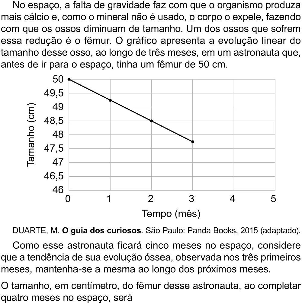 Trecho original com figura, tabela ou fórmula da questão 160 do ENEM 2023 - 2º Dia – Caderno 8 – Rosa (Superampliada) – Reaplicação/PPL.