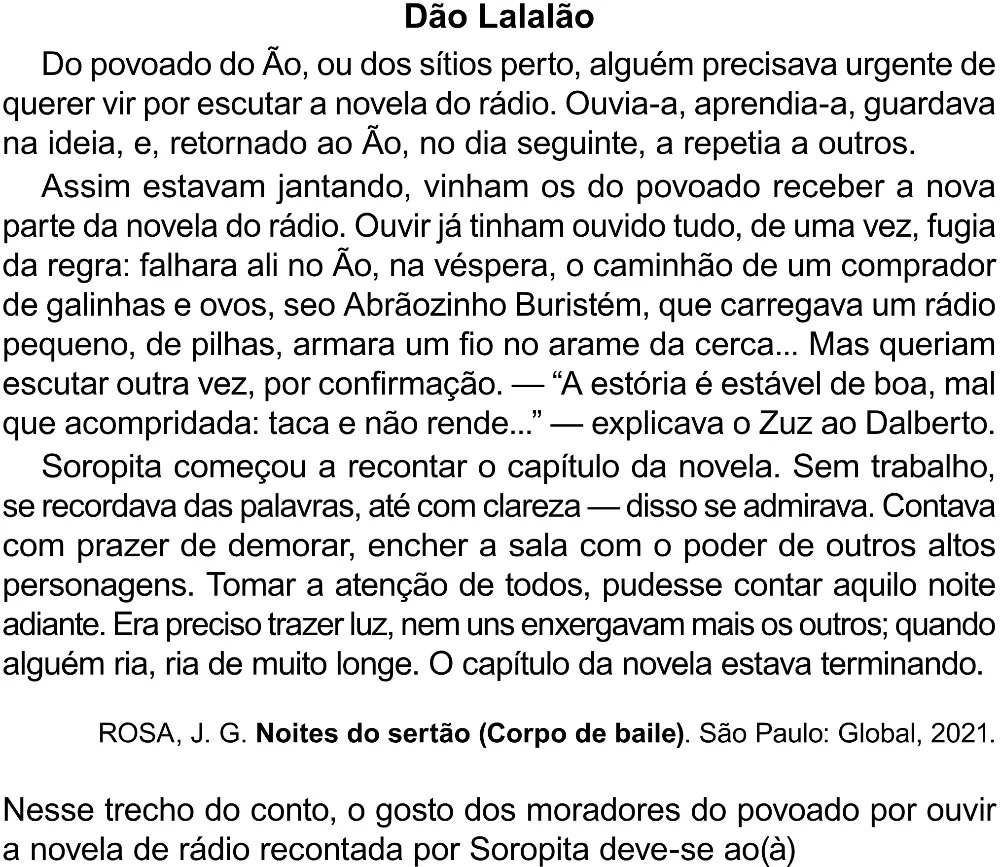 Trecho original com figura, tabela ou fórmula da questão 36 do ENEM 2023 - 1º Dia – Caderno 4 – Rosa – Aplicação Regular - (Superampliada).