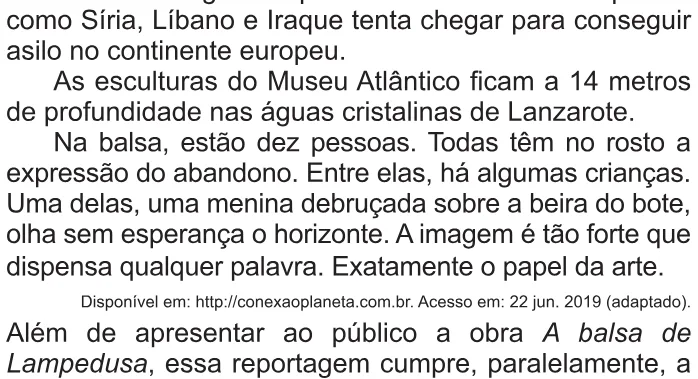 Trecho original com figura, tabela ou fórmula da questão 33 do ENEM 2021 - 1º Dia – Caderno 3 – Branco – Aplicação Regular.
