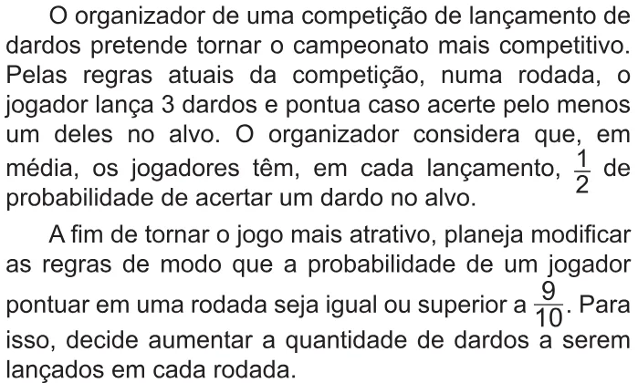 Trecho original com figura, tabela ou fórmula da questão 161 do ENEM 2021 - 2º Dia – Caderno 6 – Cinza – Aplicação Regular.