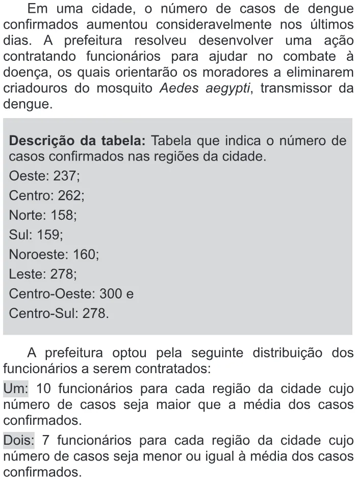 Trecho original com figura, tabela ou fórmula da questão 140 do ENEM 2016 - 2º Dia - Caderno 6 - Cinza – Aplicação regular - Ledor.
