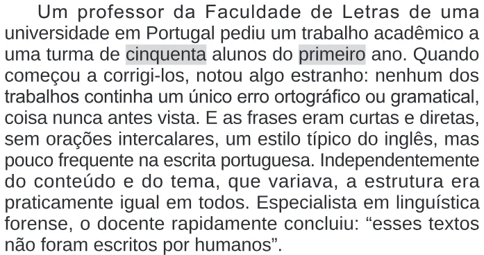 Trecho original com figura, tabela ou fórmula da questão 44 do ENEM 2024 - 1º Dia – Caderno 9 – Laranja (braile e ledor) – Reaplicação/PPL.