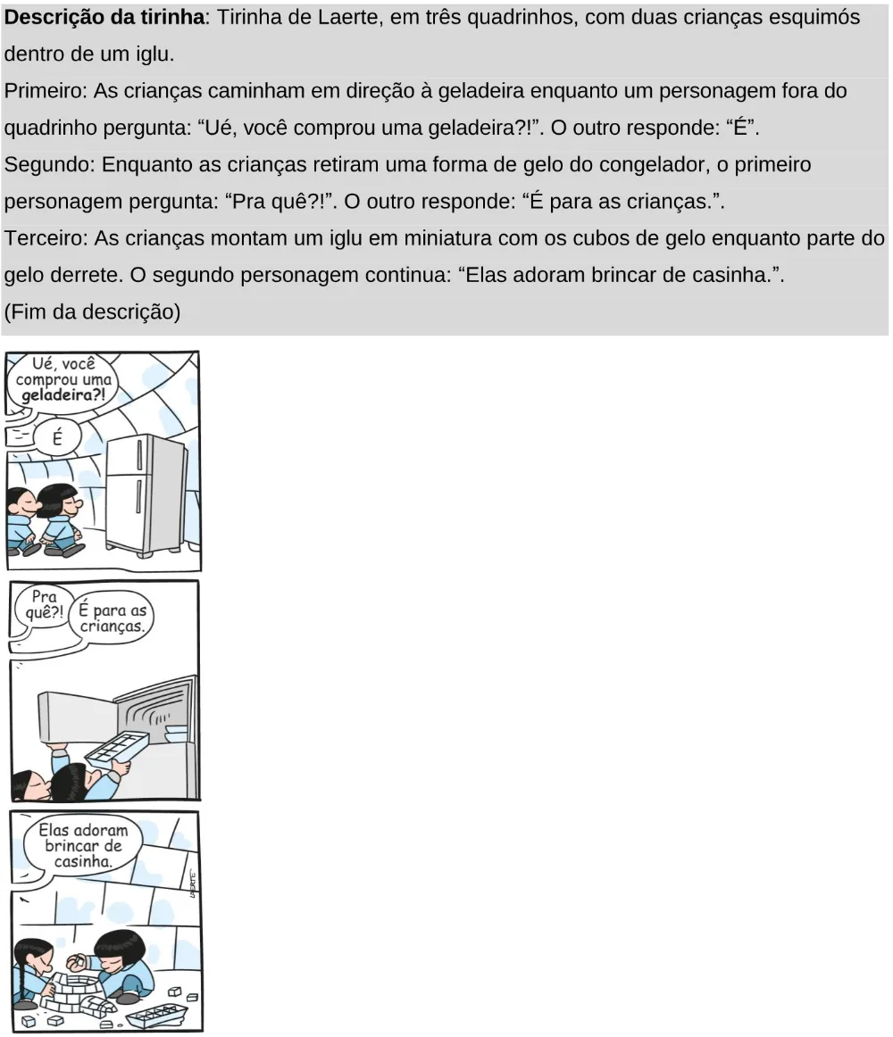 Trecho original com figura, tabela ou fórmula da questão 129 do ENEM 2024 - 2º Dia – Caderno 11 – Laranja (braile e ledor) – Aplicação Regular - Leitor de tela (NVDA).