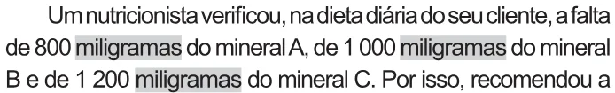 Trecho original com figura, tabela ou fórmula da questão 159 do ENEM 2021 - 2º Dia – Caderno 11 – Laranja (braile e ledor) – Aplicação Regular.