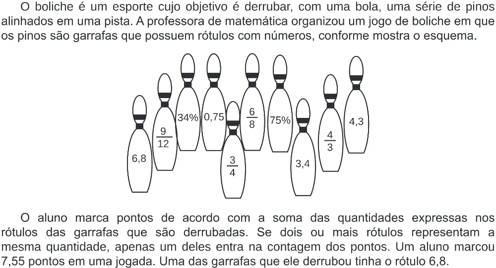 Trecho original com figura, tabela ou fórmula da questão 136 do ENEM 2019 - 2º Dia – Caderno 5 – Amarelo (Ampliada) – Reaplicação/PPL.