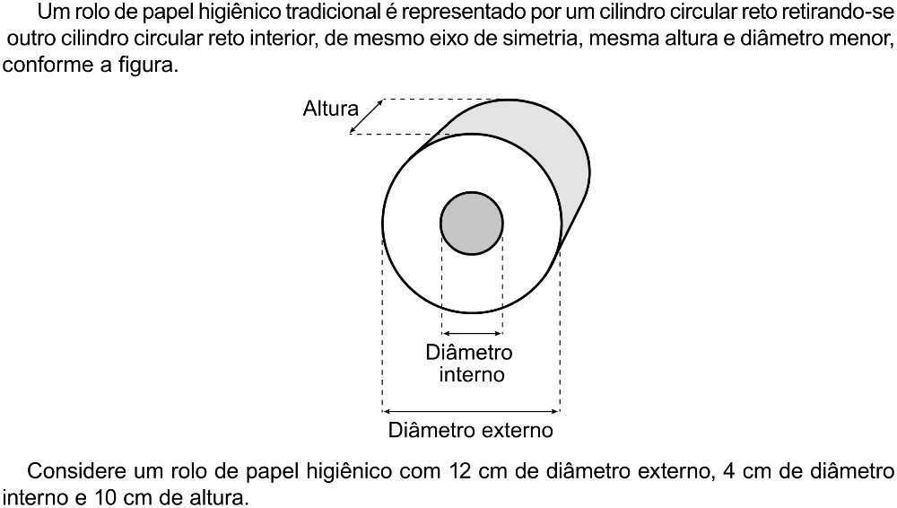 Trecho original com figura, tabela ou fórmula da questão 139 do ENEM 2023 - 2º Dia – Caderno 8 – Rosa (Ampliada) – Reaplicação/PPL.