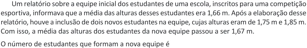 Trecho original com figura, tabela ou fórmula da questão 169 do ENEM 2025 - 2º Dia – Caderno 11 – Laranja (Braile e ledor) – Aplicação Regular - (Ampliada) - Belém, Ananindeua e Marituba.