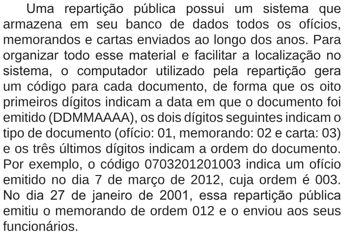 Trecho original com figura, tabela ou fórmula da questão 173 do ENEM 2017 - 2º Dia - Caderno 6 - Cinza – Reaplicação/PPL.