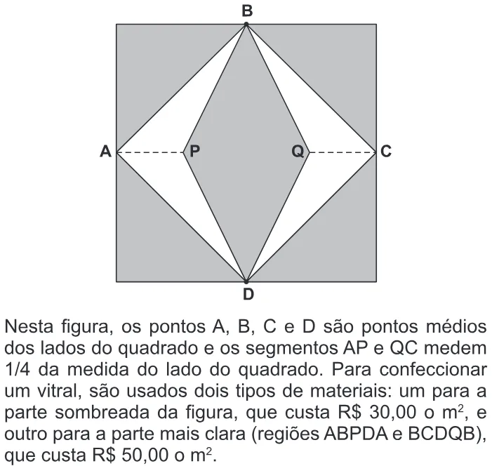 Trecho original com figura, tabela ou fórmula da questão 139 do ENEM 2012 - 2º Dia - Caderno 8 - Rosa – Aplicação regular.