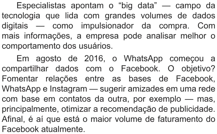 Trecho original com figura, tabela ou fórmula da questão 42 do ENEM 2021 - 1º Dia – Caderno 9 – Laranja (braile e ledor) – Reaplicação/PPL/Segunda Oportunidade.