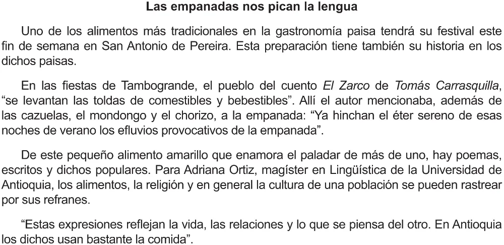 Trecho original com figura, tabela ou fórmula da questão 4 (espanhol) do ENEM 2021 - 1º Dia – Caderno 2 – Amarelo (Ampliada) – Reaplicação/PPL/Segunda Oportunidade.