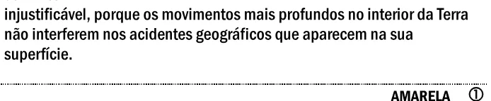Alternativa E da questão 45 do ENEM 2000 - Caderno Amarelo.