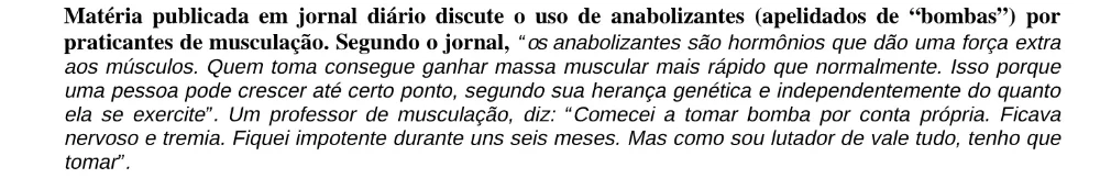 Texto, tabela, gráfico ou figura introdutória das questões 9 do ENEM 1998, reproduzida do caderno oficial.