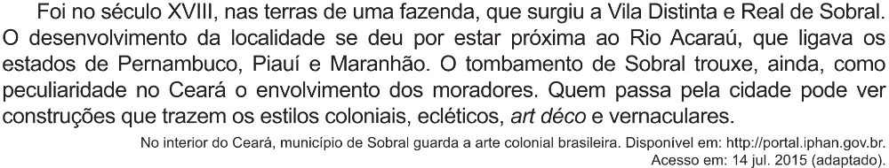 Trecho original com figura, tabela ou fórmula da questão 81 do ENEM 2021 - 1º Dia – Caderno 2 – Amarelo (Ampliada) – Reaplicação/PPL/Segunda Oportunidade.