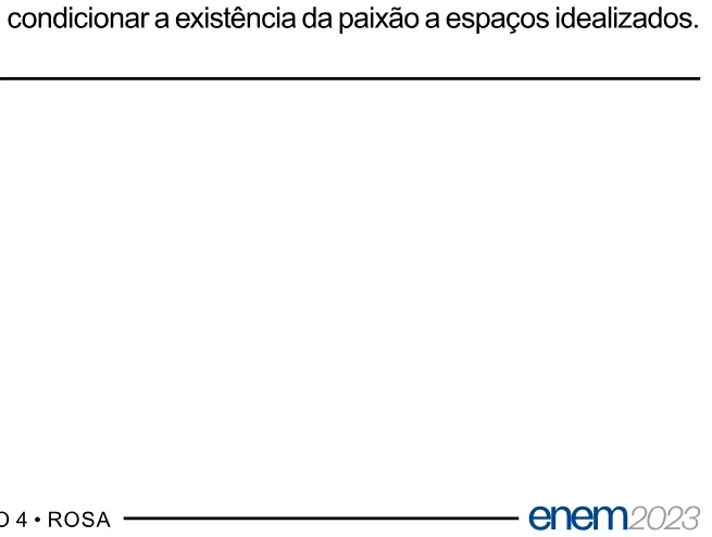 Alternativa E da questão 22 do ENEM 2023 - 1º Dia – Caderno 4 – Rosa – Aplicação Regular.