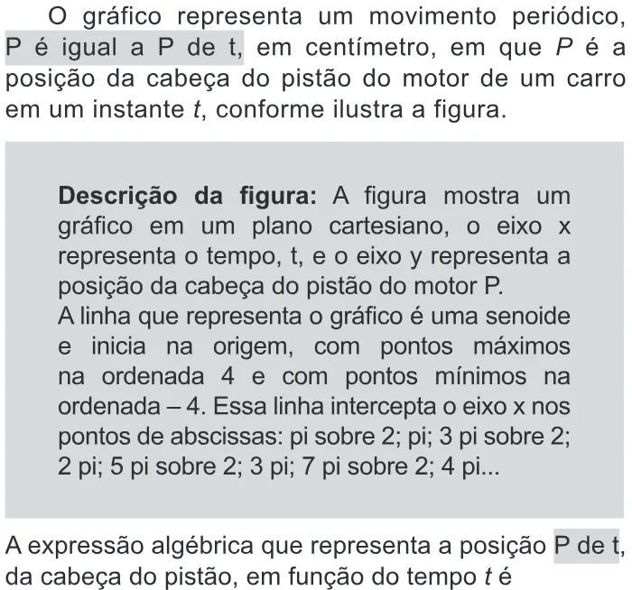 Trecho original com figura, tabela ou fórmula da questão 145 do ENEM 2019 - 2º Dia – Caderno 11 – Laranja – Reaplicação/PPL.