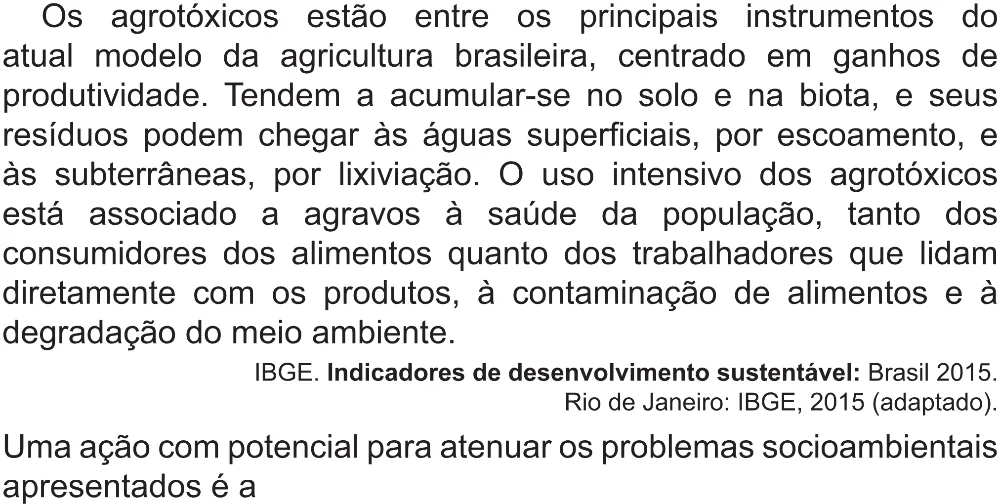 Trecho original com figura, tabela ou fórmula da questão 79 do ENEM 2021 - 1º Dia – Caderno 2 – Amarelo (Superampliada) – Reaplicação/PPL/Segunda Oportunidade.