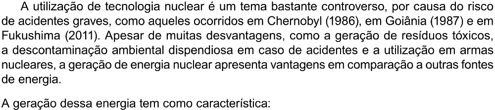 Trecho original com figura, tabela ou fórmula da questão 132 do ENEM 2023 - 2º Dia – Caderno 12 – Verde (Libras) – Aplicação Regular - (Ampliada).