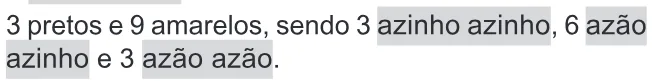 Alternativa E da questão 133 do ENEM 2017 - 2º Dia - Caderno 11 - Laranja – Reaplicação/PPL - Ledor.