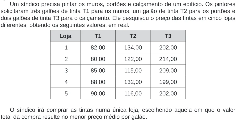 Trecho original com figura, tabela ou fórmula da questão 144 do ENEM 2020 - 2º Dia – Caderno 8 – Rosa (Ampliada) – Reaplicação/PPL.